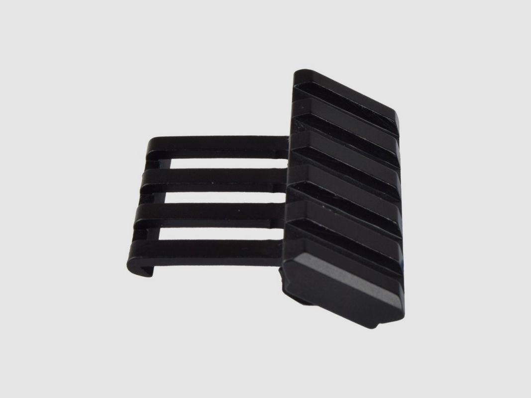 S-TACTICAL SLITTA 20MM CON ATTACCO 45° NERO ALLUMINIO