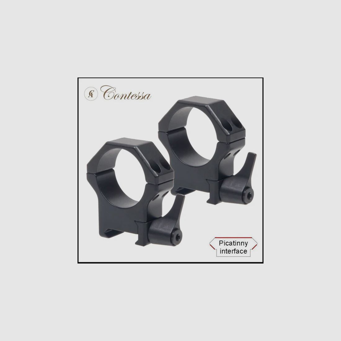 Contessa – montura Weaver/Picatinny 30 mm H-8 mm – rápida