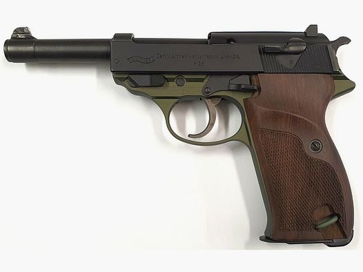 Walther / Schwaben Arms GmbH Sonderedition Pistole Walther P38 im Kleeblatt Grün