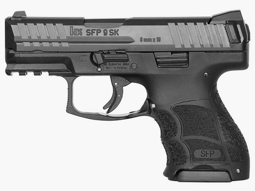 HECKLER & KOCH SFP9SK-SF, kal. 9 mm Luger, zwart