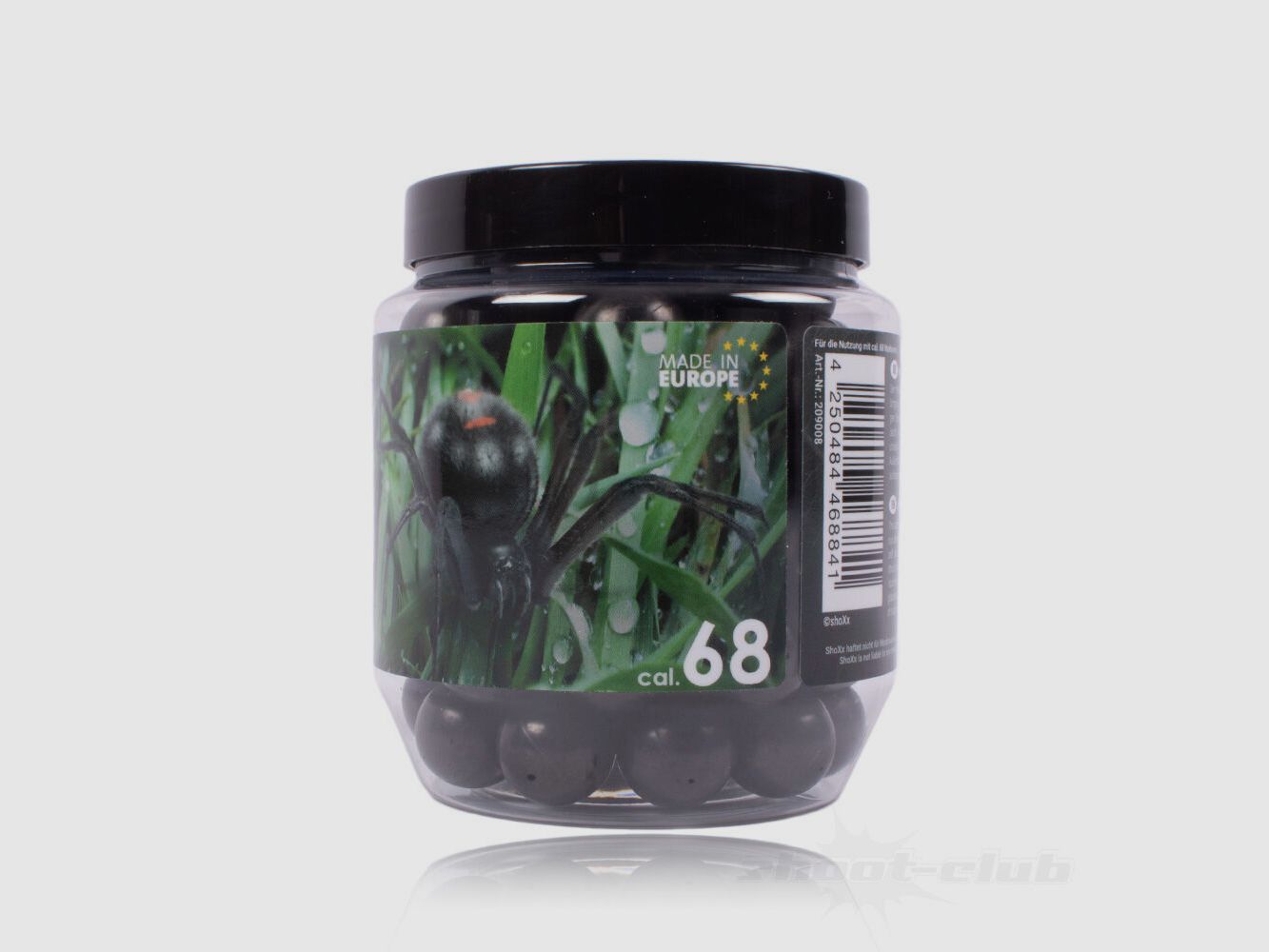Umarex T4E HDS .68 - SET Black Widow Rubberballs, Pepperballs, Co2 Kapseln