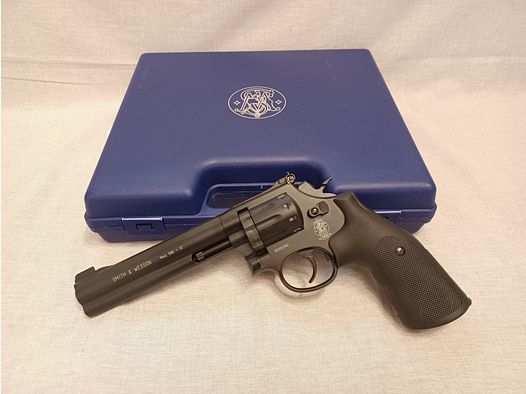 Smith & Wesson 586 - 6" / black / 4,5 mm Diabolo / CO2 / Revolver / OVP (103)