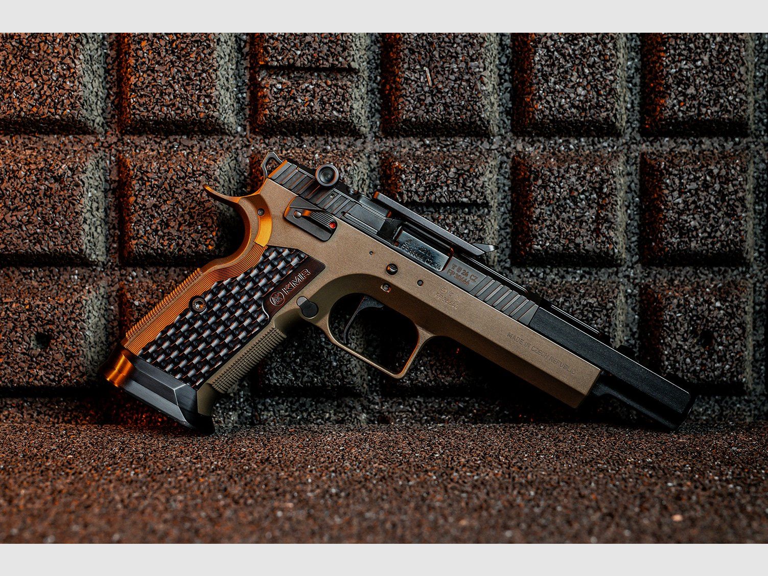 KMR S-02 .22 LR OPEN OR, SA, 10R, Bronze-Noir, canon de 6,7", image 3 sur 9