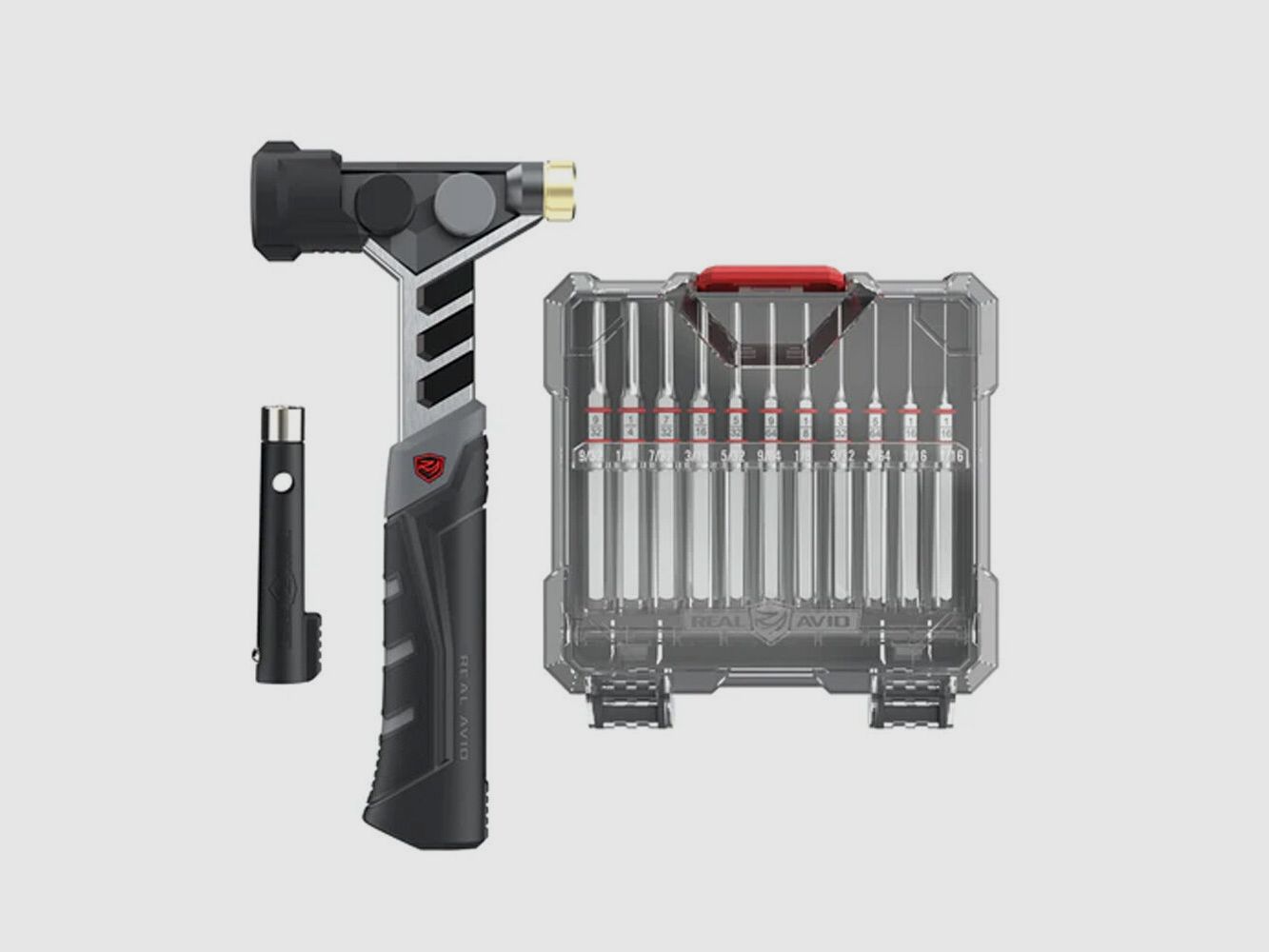 Real Avid Armorer’s Master Hammer et ensemble de poinçons Accu-Punch Std.