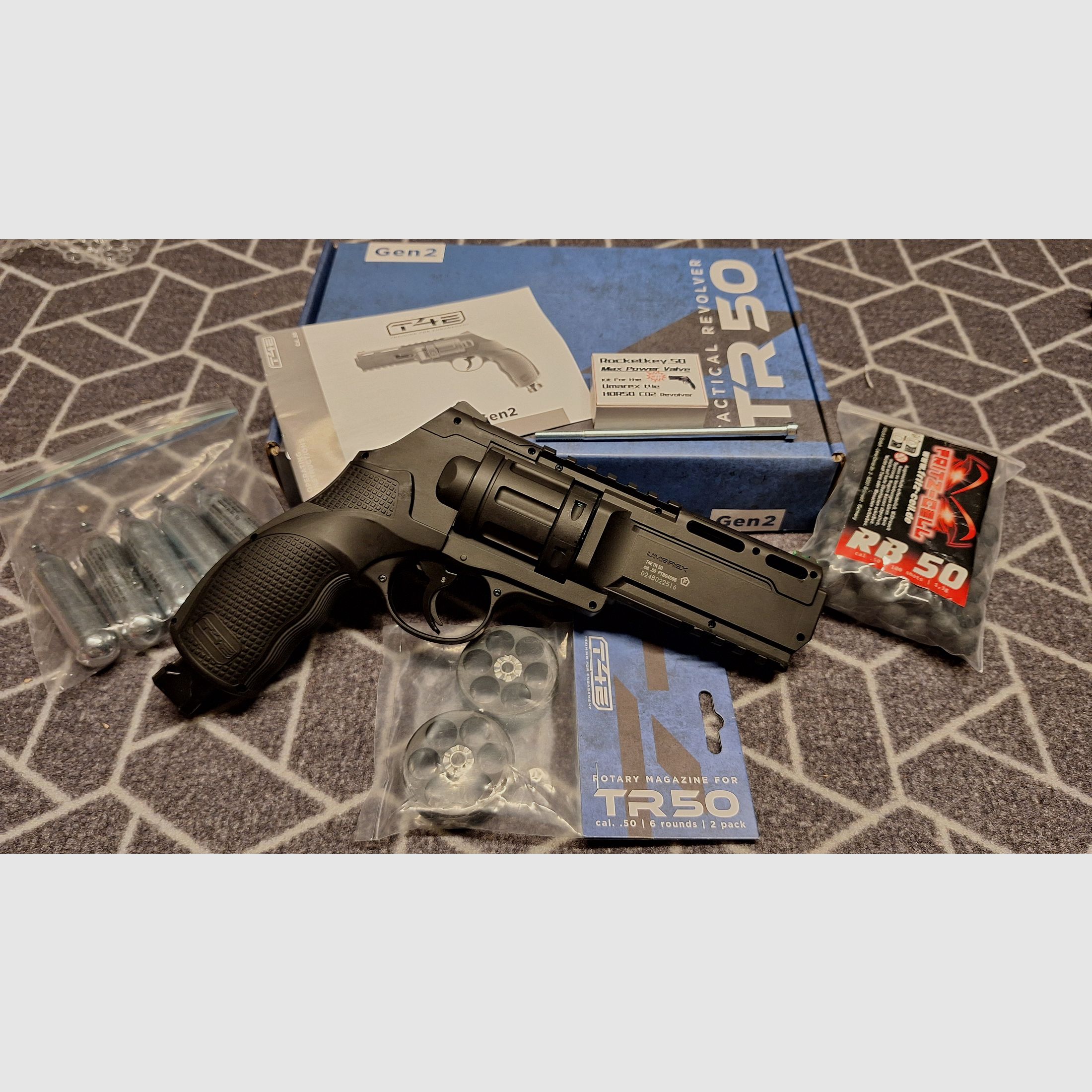 HDR50 Gen2 Revolver Co2 cal .50 - Premiumkit - Neu!