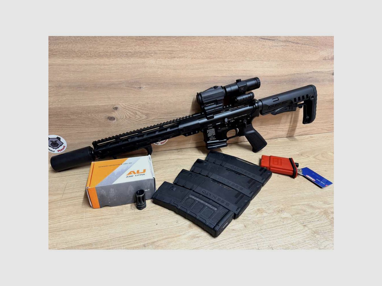 PACK FUCILE AR15 PERUN ARMS 223REM USATO, immagine 9 di 10