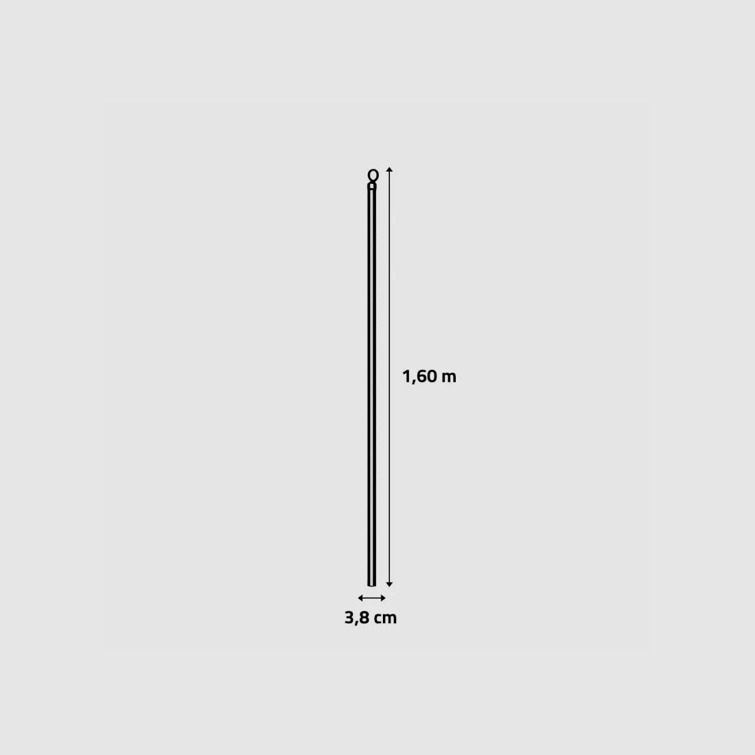 Komplettset 60 m aus PVC-geschweißtem Drahtgitter - Maschenweite 100x75mm - Draht 2,1mm - Höhe 1,20 m, Bild 12 von 13