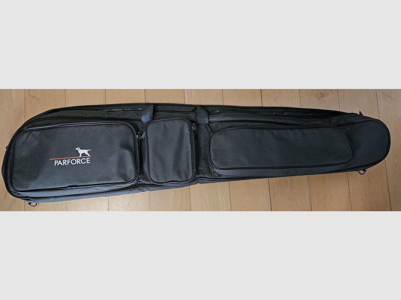 Geweerfutraal „All-in“ 126 cm – met rugzakriemen & accessoires vakken – Olijf