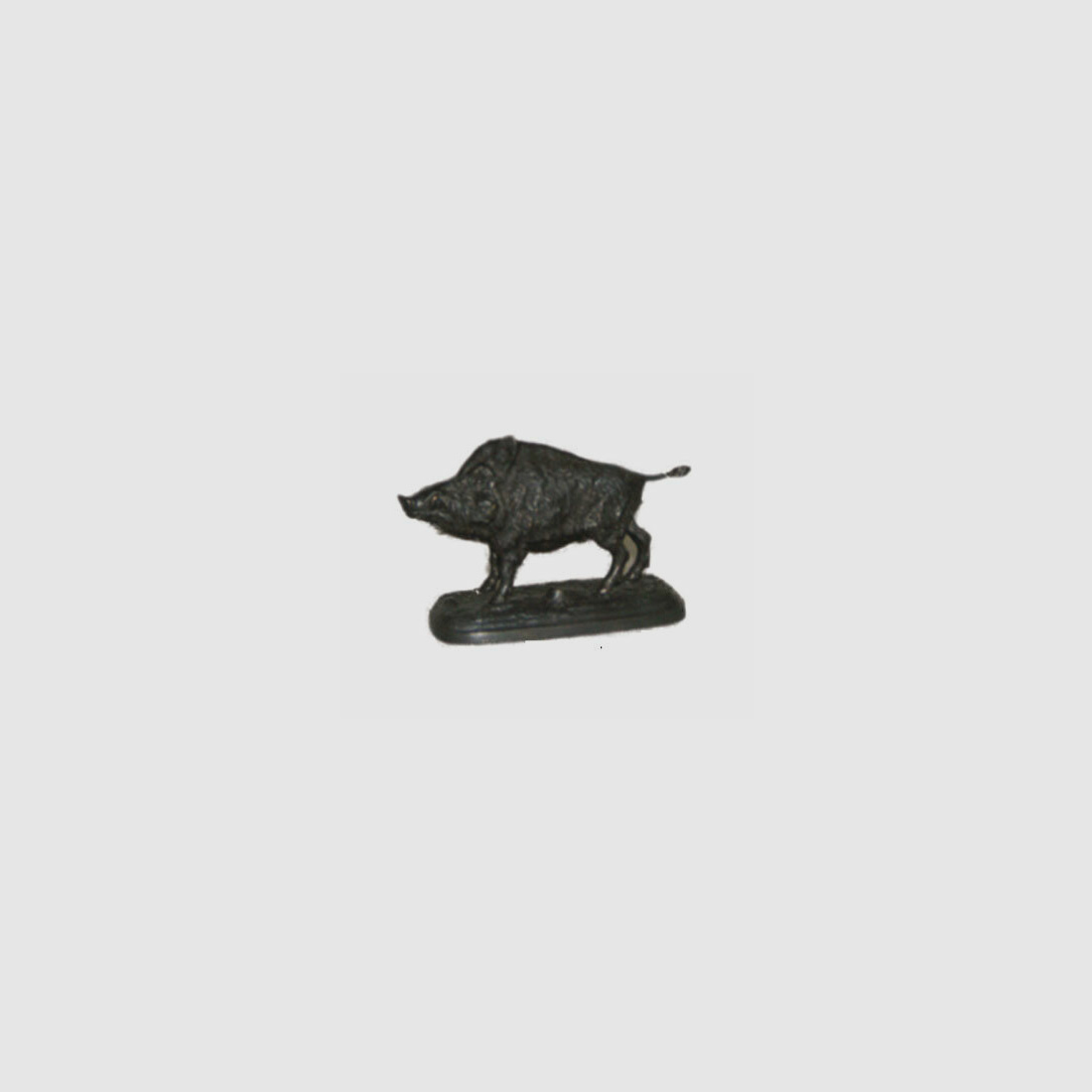 Lovergreen Bronzestatue Motiv lauschendes Wildschwein