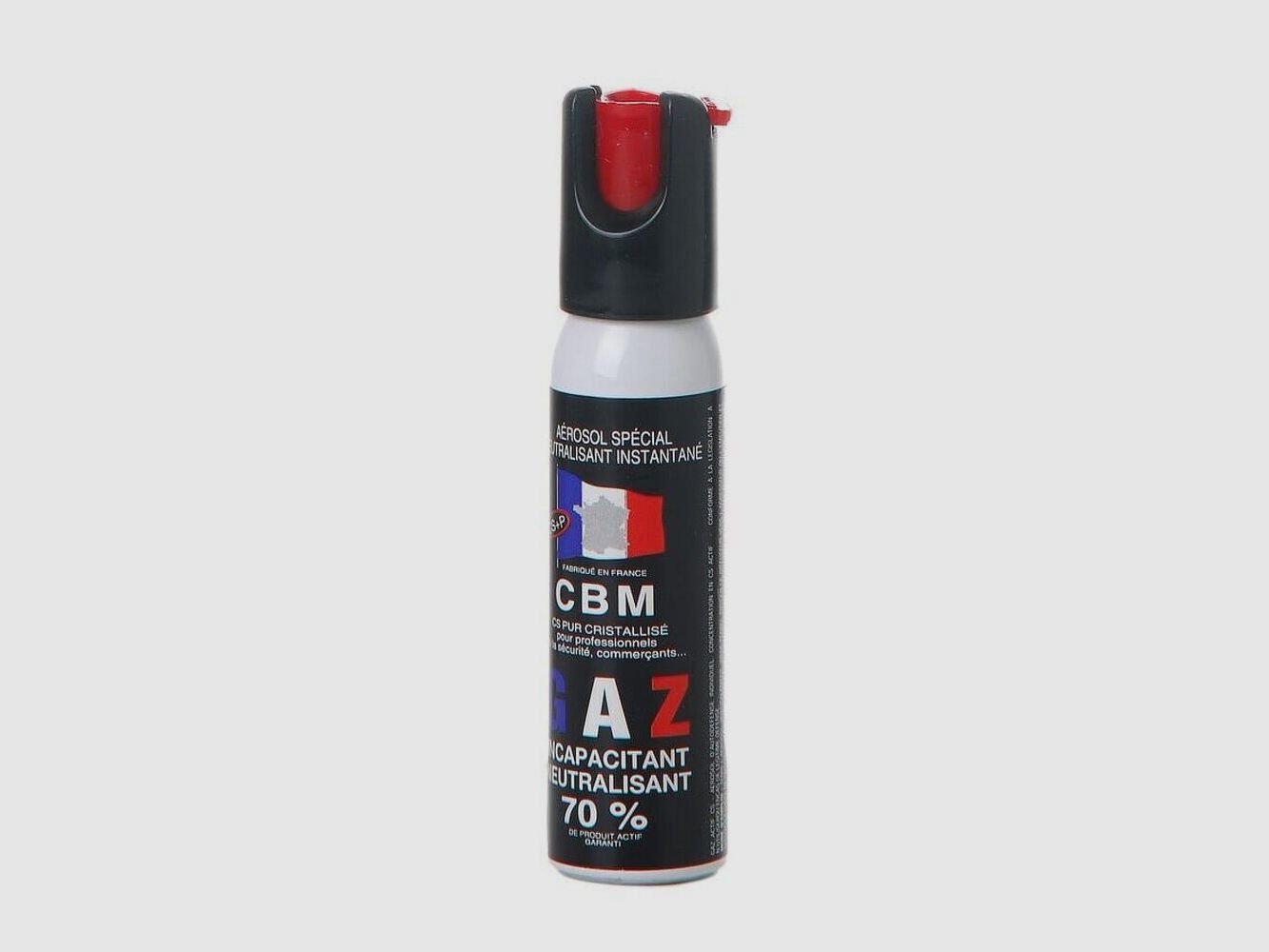 CBM Bombe Gaz Defense Cs Capot 1/4 de Tour 25ML
