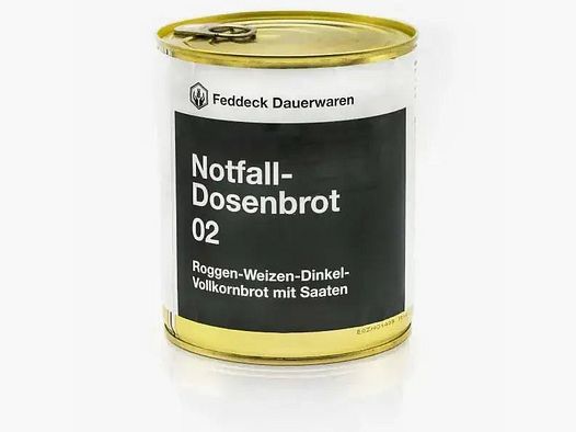 Feddeck Dauerwaren Roggen-/Weizenvollkornschrotbrot Dose 420 g