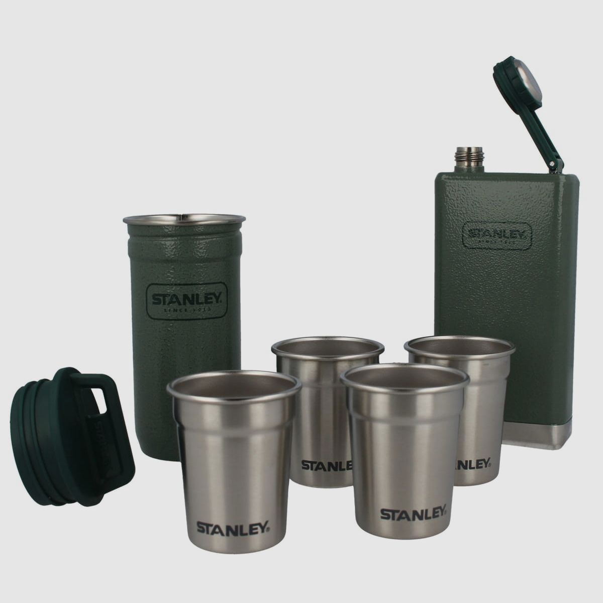 Stanley Adventure Set mit 4 Schnapsgläsern und Flachmann, Bild 1 von 2