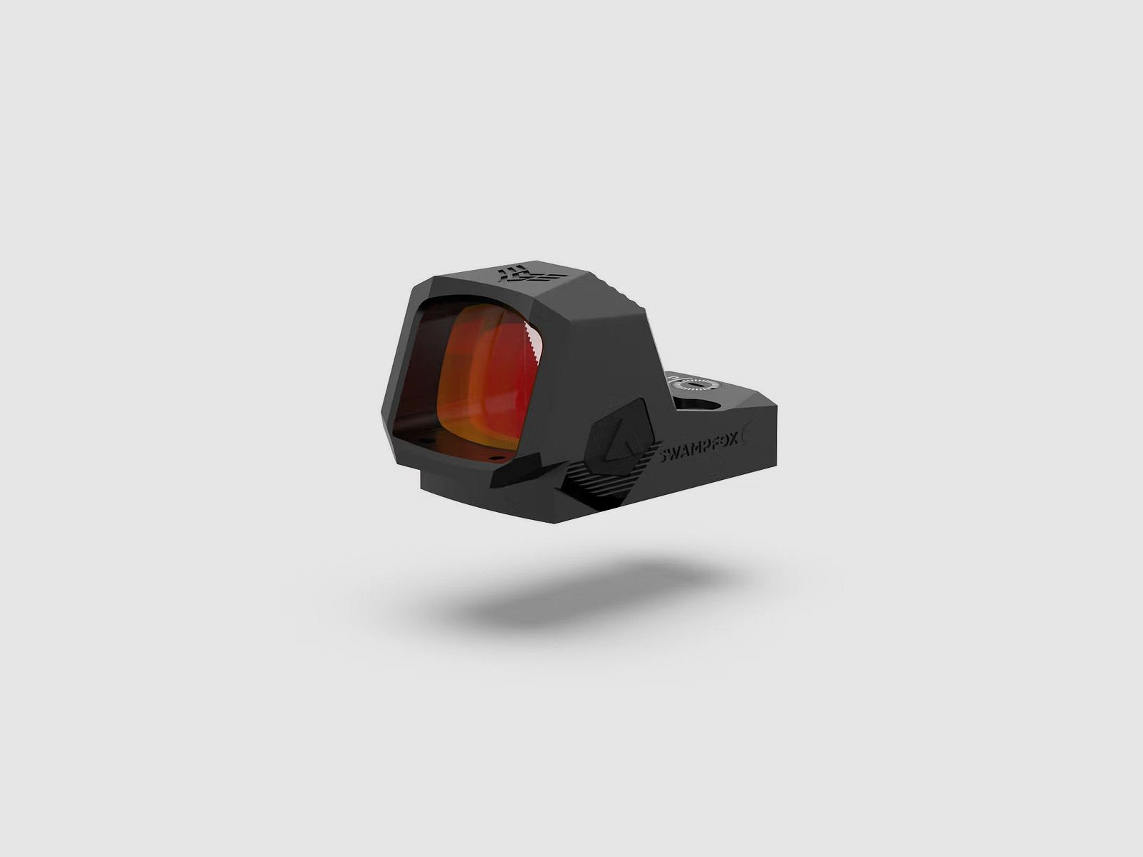 Swampfox Sentinel II 1x20 RMSc Micro-Reflexvisier - 3 MOA Dot, rot, Blackout Rear Sight Guide