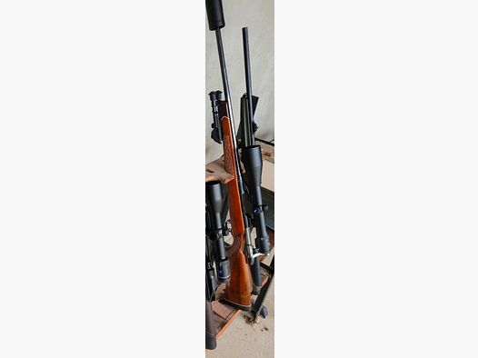 .300 Winchester Magnum Repetierer Zeiss ZF mit Schalldämpfer