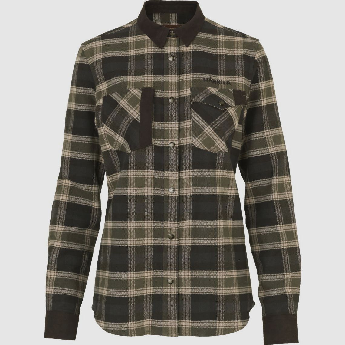 Hrkila Aivak Bluse Damen Olive