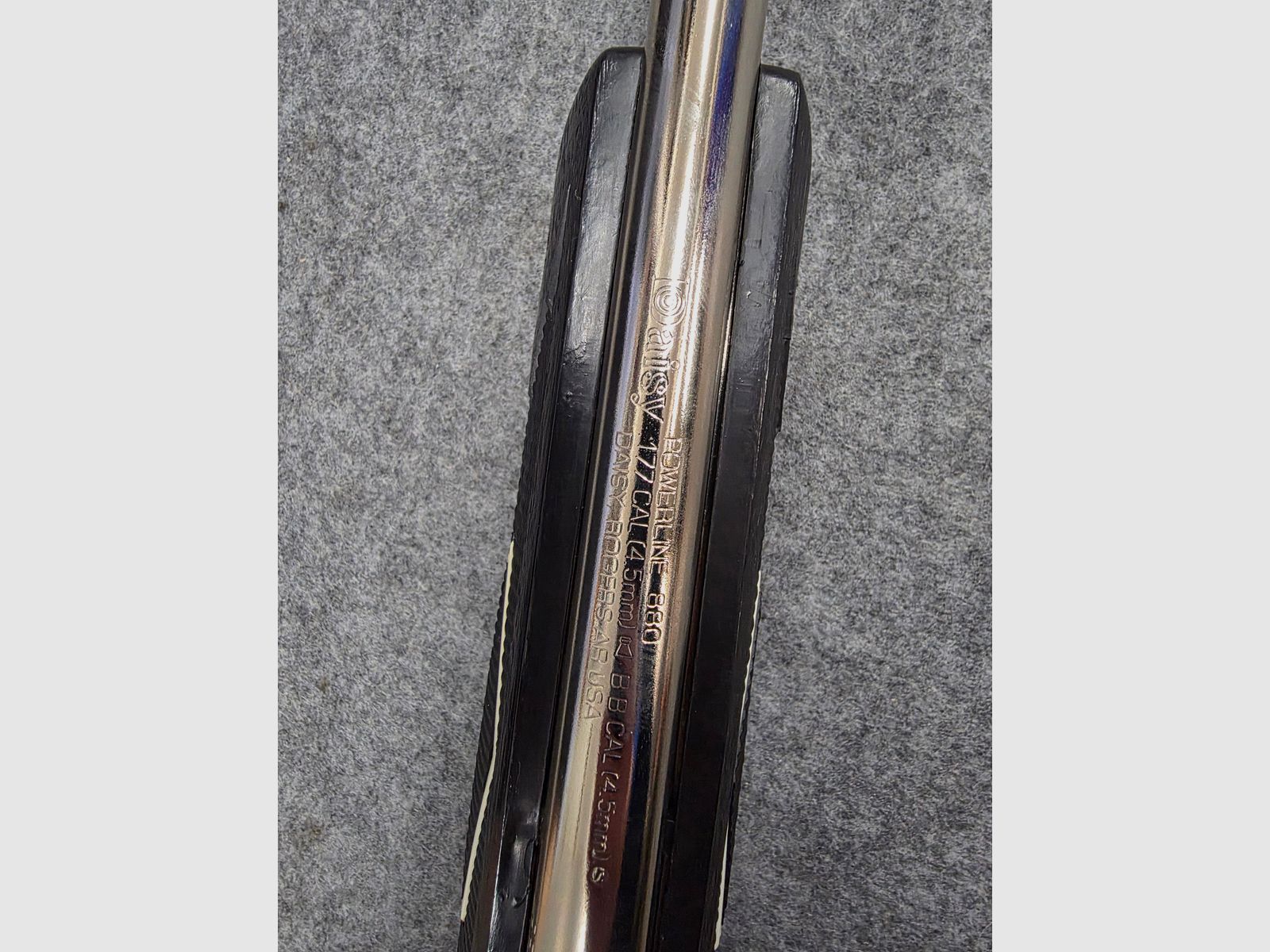 Sondermodell Rarität Silver Anniversary Collector's Edition Jubiläums Modell Unterhebel Vorkomprimier Luftgewehr Daisy Powerline Modell 880 Rogers Airguns USA