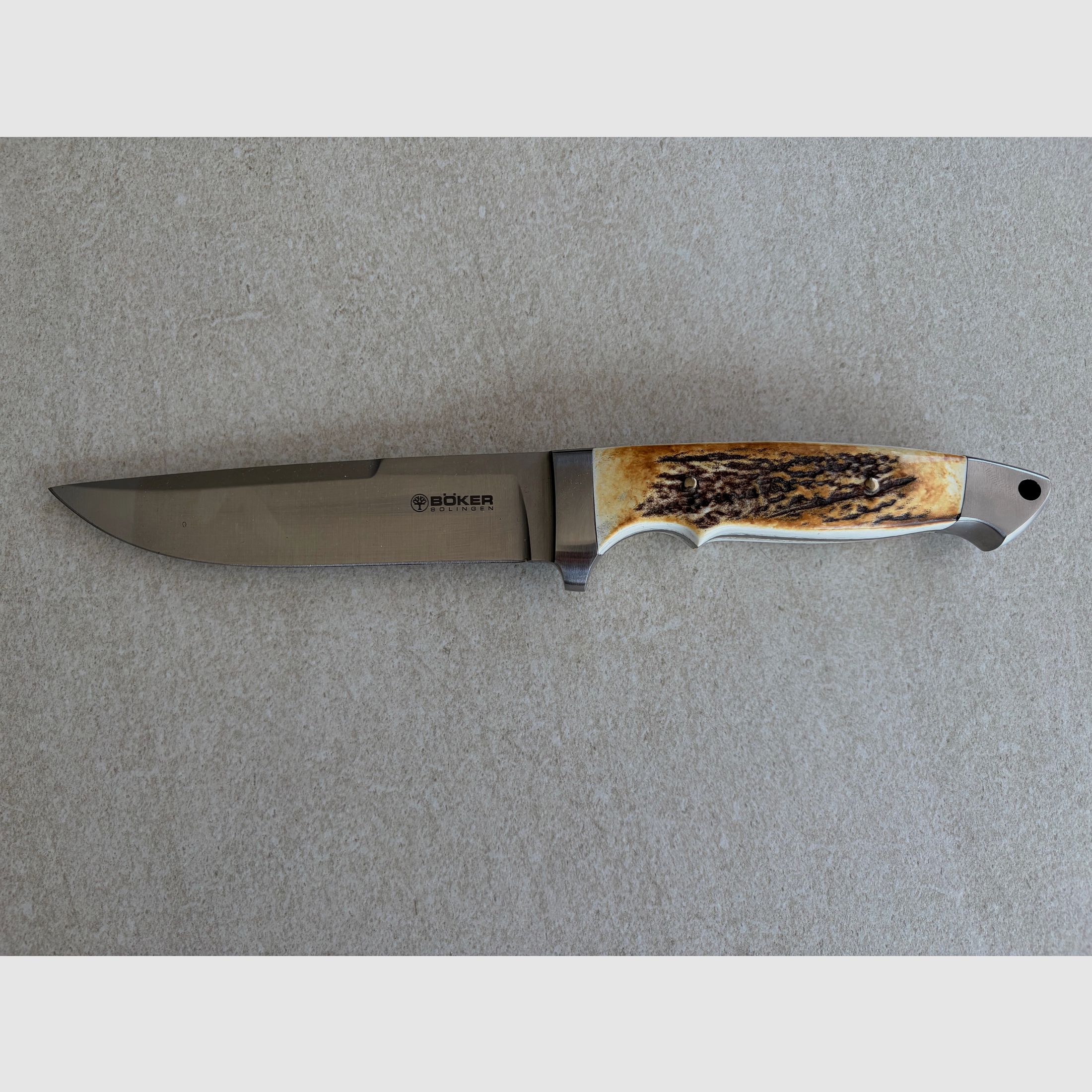 Böker Vollintegral 2.0 Stag Horn | New | OVP | Leather Sheath | Made in Germany
