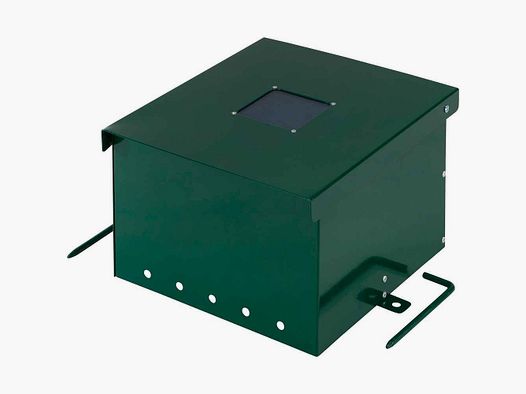 Schalldämpferbox für Wühlmaus-Selbstschussgeräte