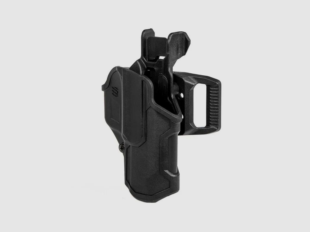 T-Series Level 2 Compact Holster Glock 43/43X No-Rail, Kahr PM9/40 (Black) Blackhawk, image 3 sur 5