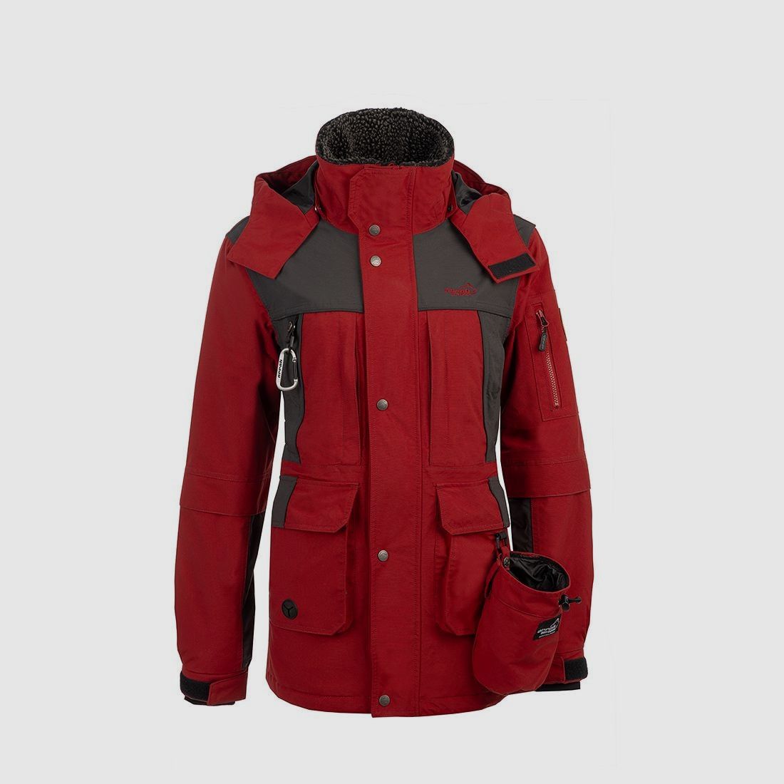 Arrak Outdoor Original Jacket Mujer Rojo Oscuro/Antracita 2XS