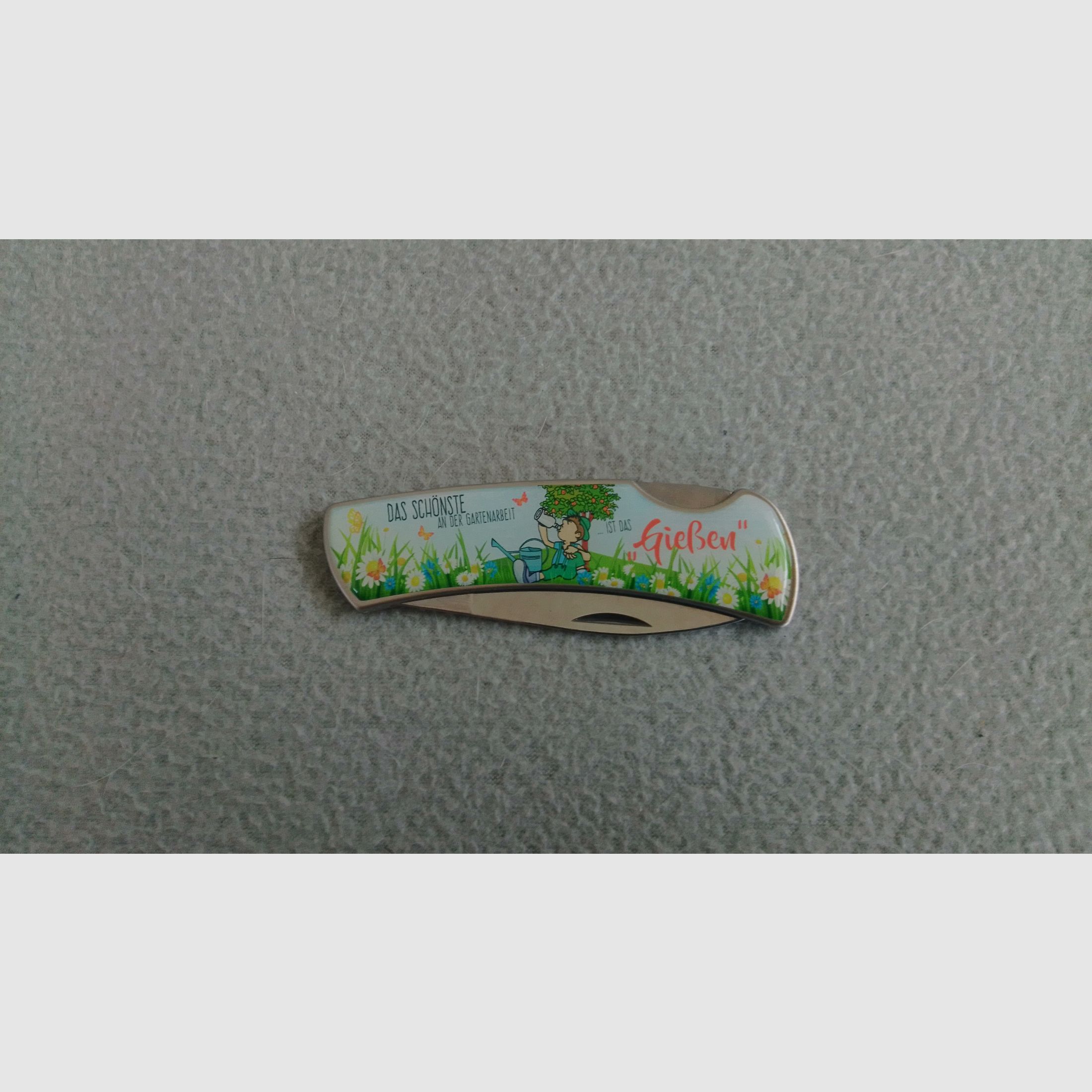 Klappmesser Taschenmesser mit Gartenmotiv (NEU)