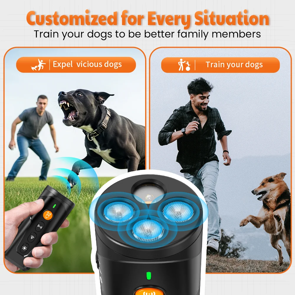 4-in-1 ultrasonic dog deterrent – KOLTER Dogchaser K-65 Anti Dog with flashlight, image 8 of 24