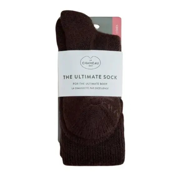 Chaussettes Cérès Le Chameau Marron Foncé