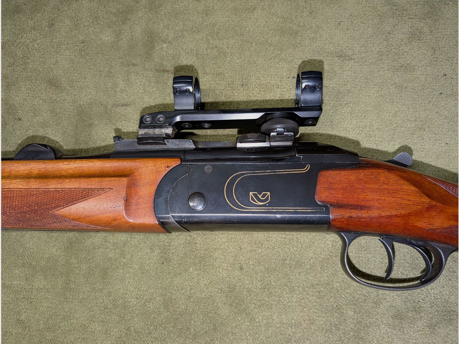 Bockdoppelbüchse Valmet 412S kaliber 30.06 - top