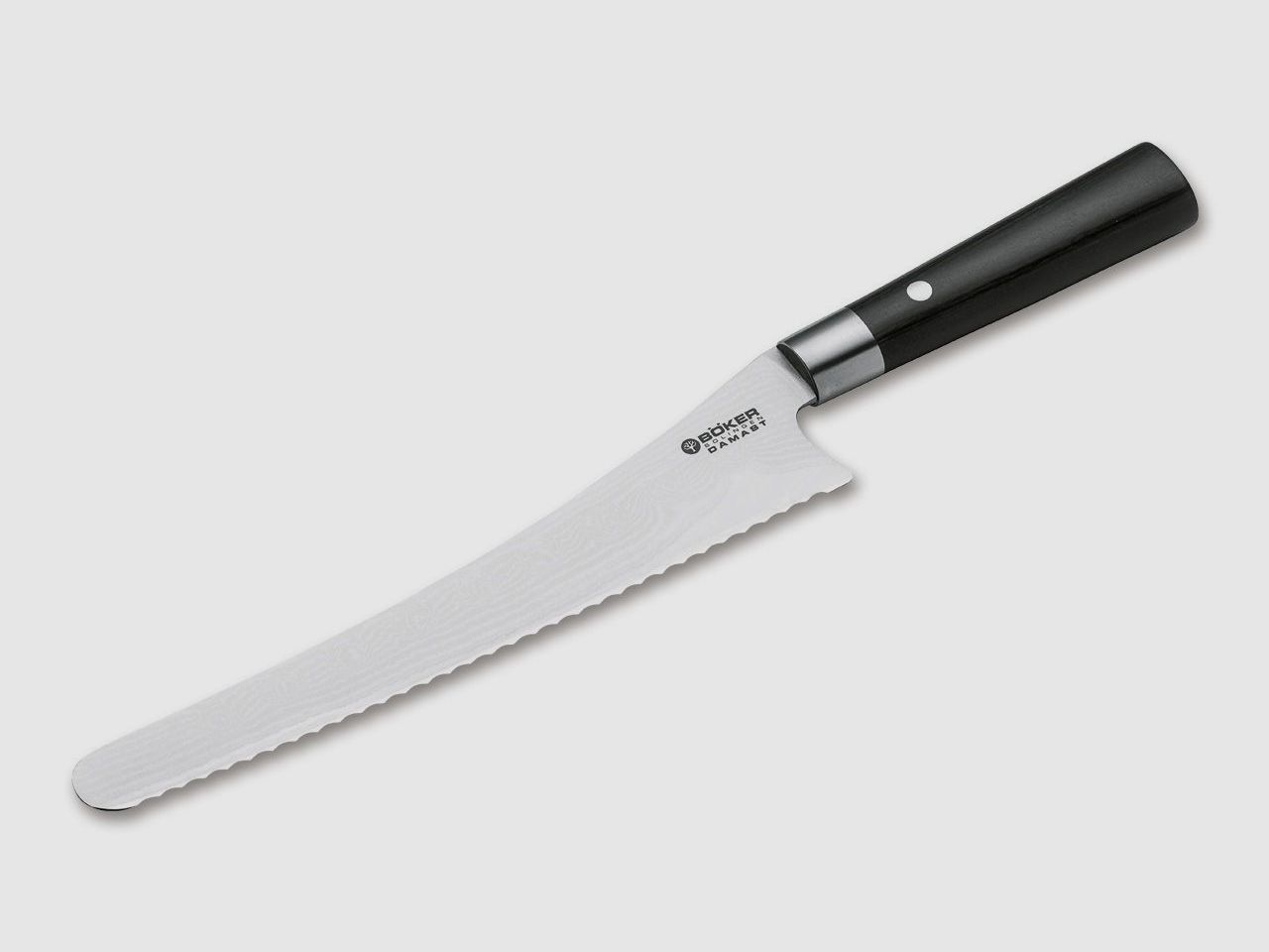 BKER DAMAST BLACK Brotmesser