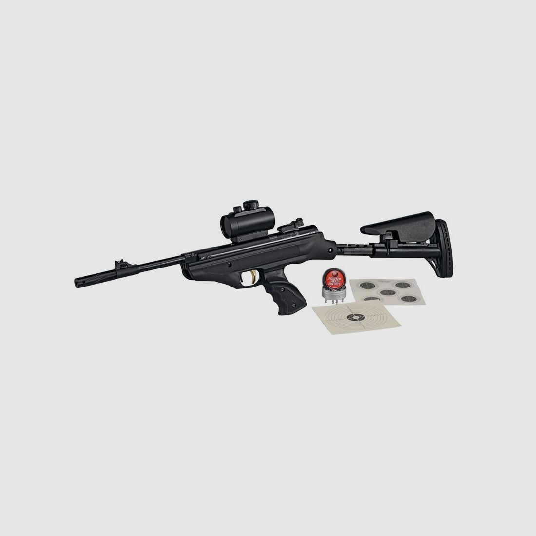 Mercury air pistol 25 Super Charger Tactical complete set