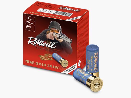 Rottweil Trap Gold 24HV 2,4mm 12/70, 25 Patronen
