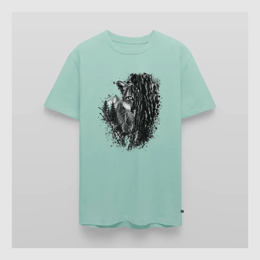 PUMA Men´s Premium T-Shirt „Lauernder Puma"