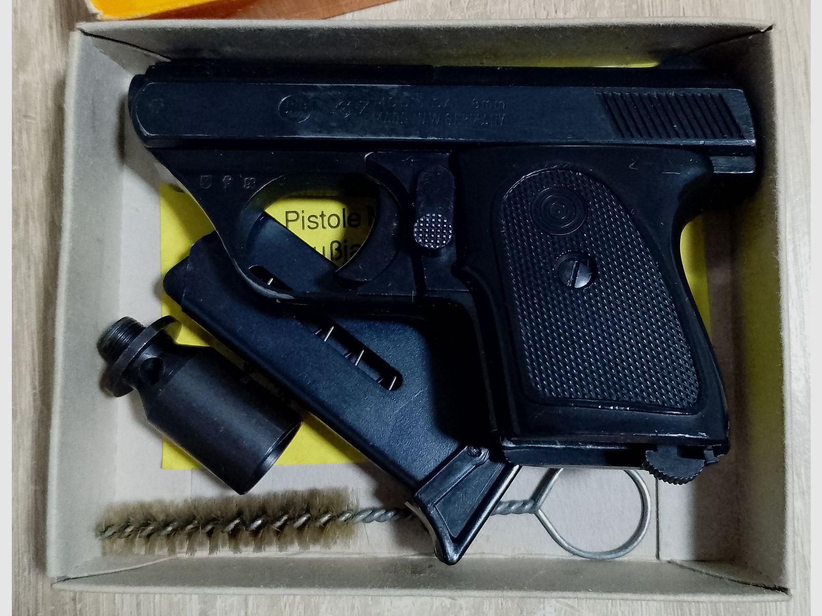 HS Mod.5 Kal. 8 mm Knall/ PTB 100/2 von 1983!