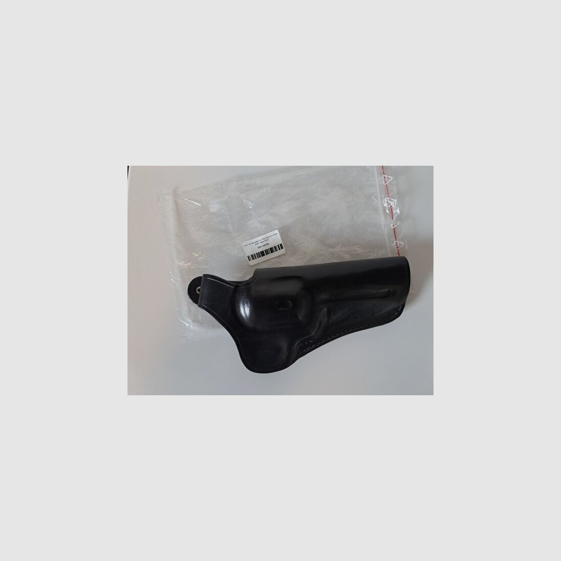 Steel Cop / AlfaProj Leder Holster, schwarz, NEU, rechts, für 4" Revolver