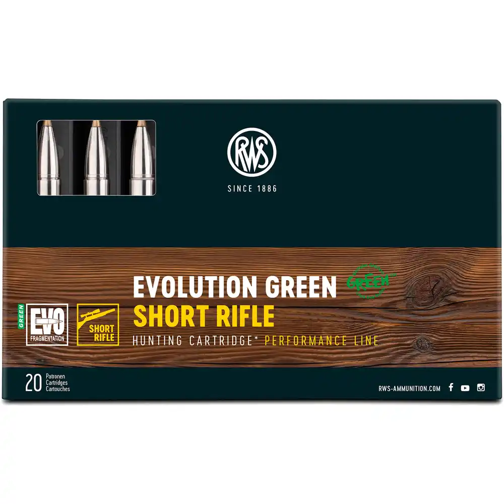 RWS .30-06 Spr. Evolution Green Short Rifle 9,0g/139grs.