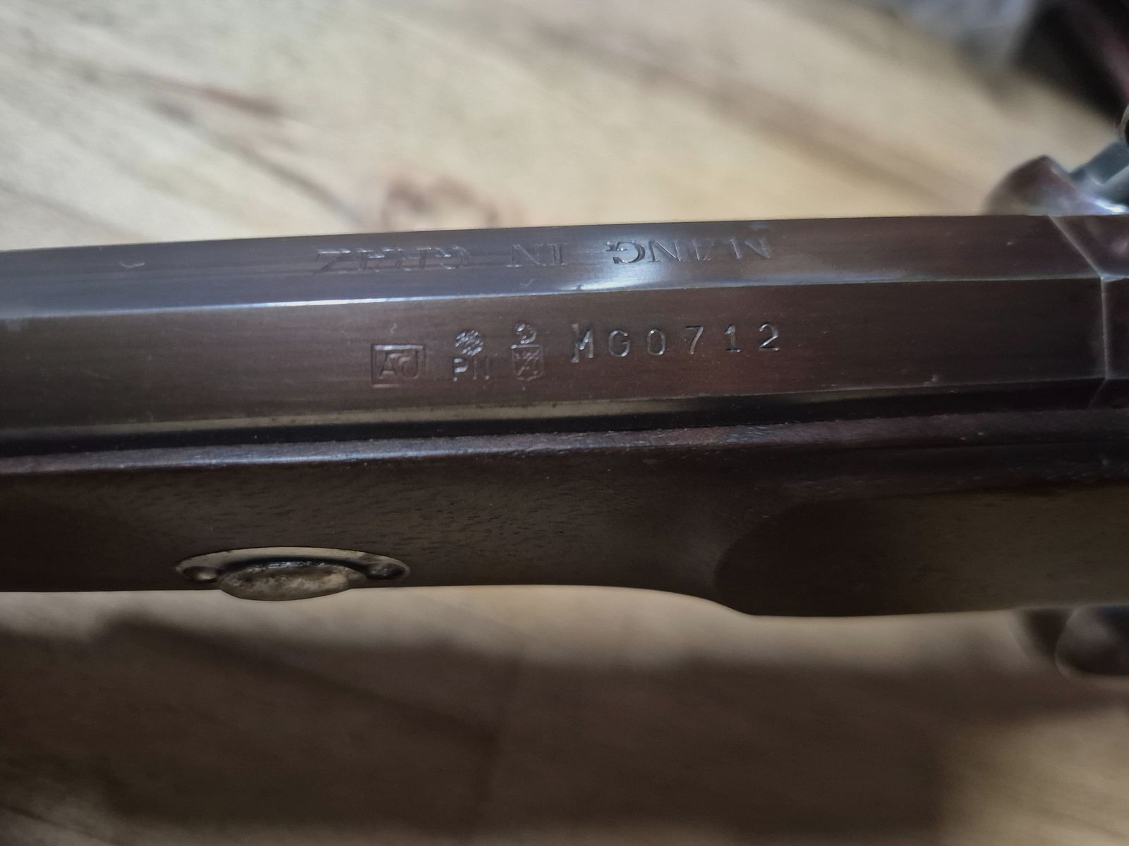 Percussion target pistol "Mang in Graz, image 4 of 4
