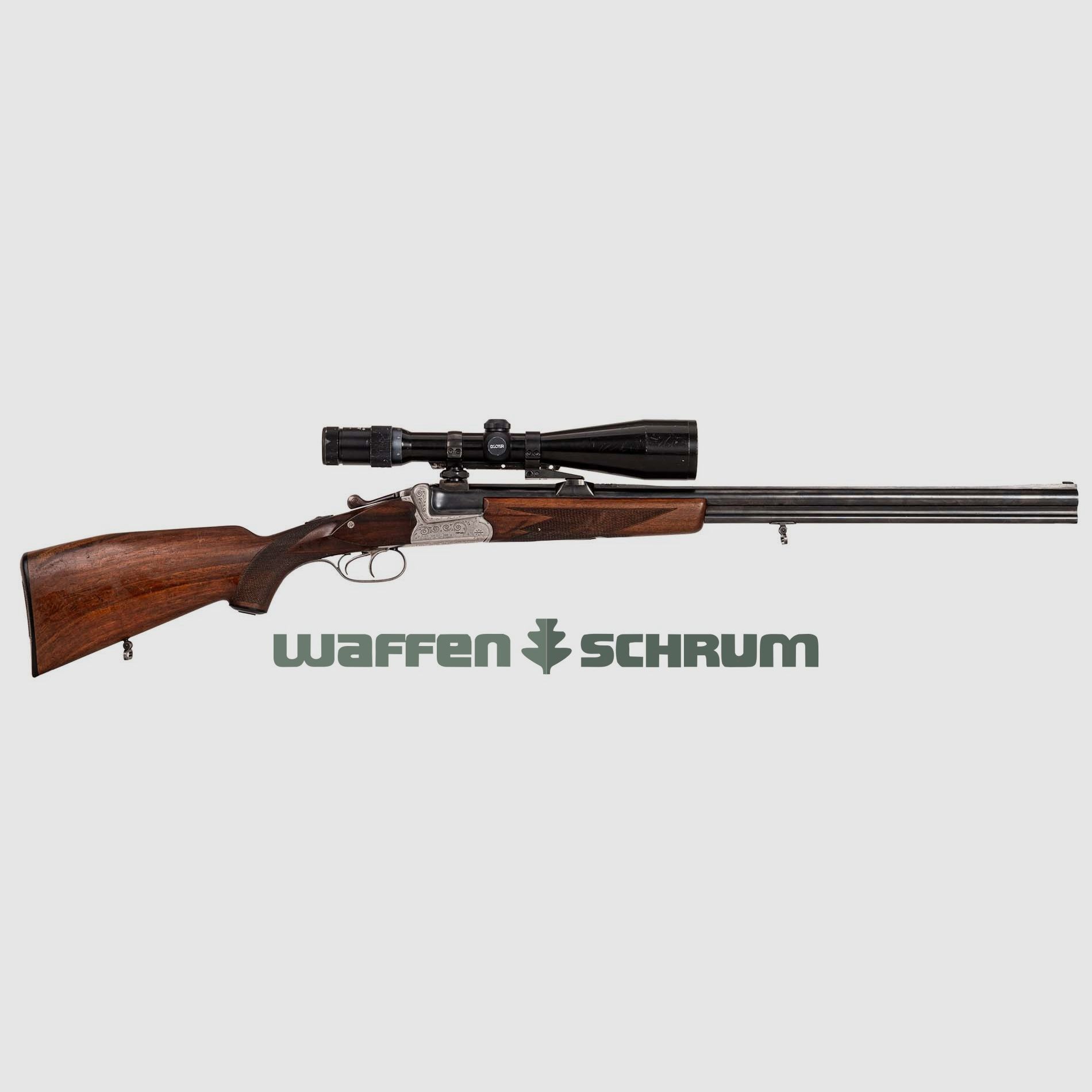 Sauer Mod. 54 Standard  , ZF Docter VZF 3-12x56 Abs. 4 LP, Schwenkmontage, 16/70-7x57R