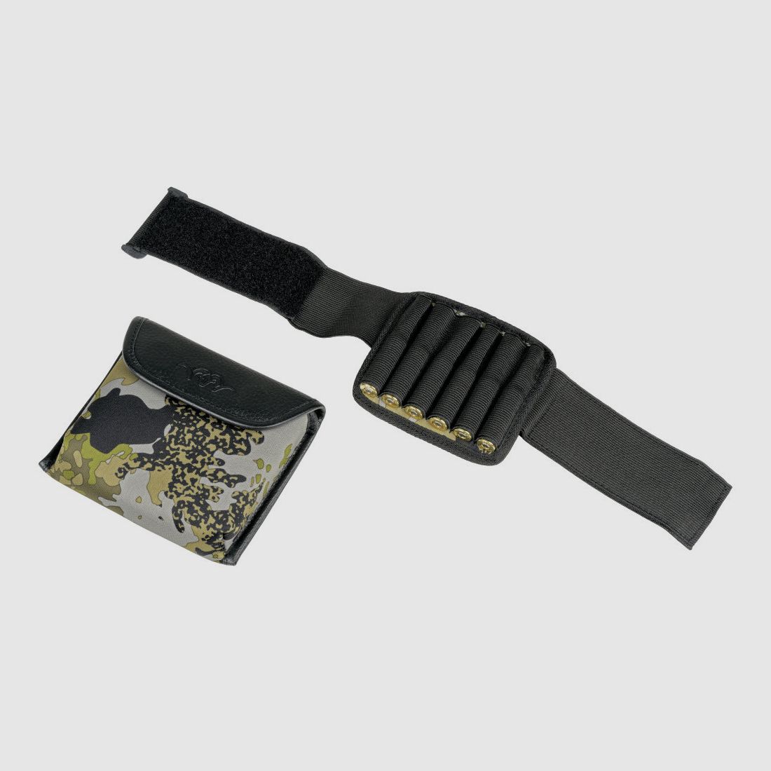 Patronenetui Blaser HunTec Camo, Leder-Neopren für 12 Patronen, Bild 7 von 8