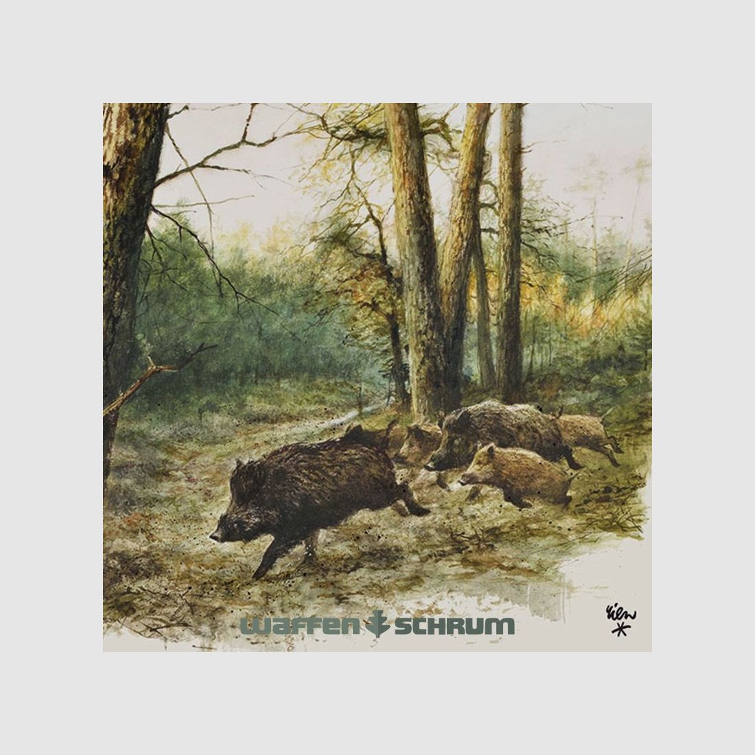 AKAH Serviette Sau Poortvliet