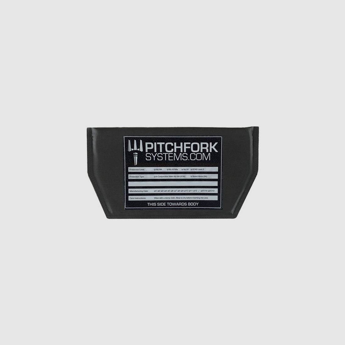 Pitchfork – placa de protección / NIJ Level IIIA / M-Tac & Agilite Lower Accessory Pouch Soft Armour Insert