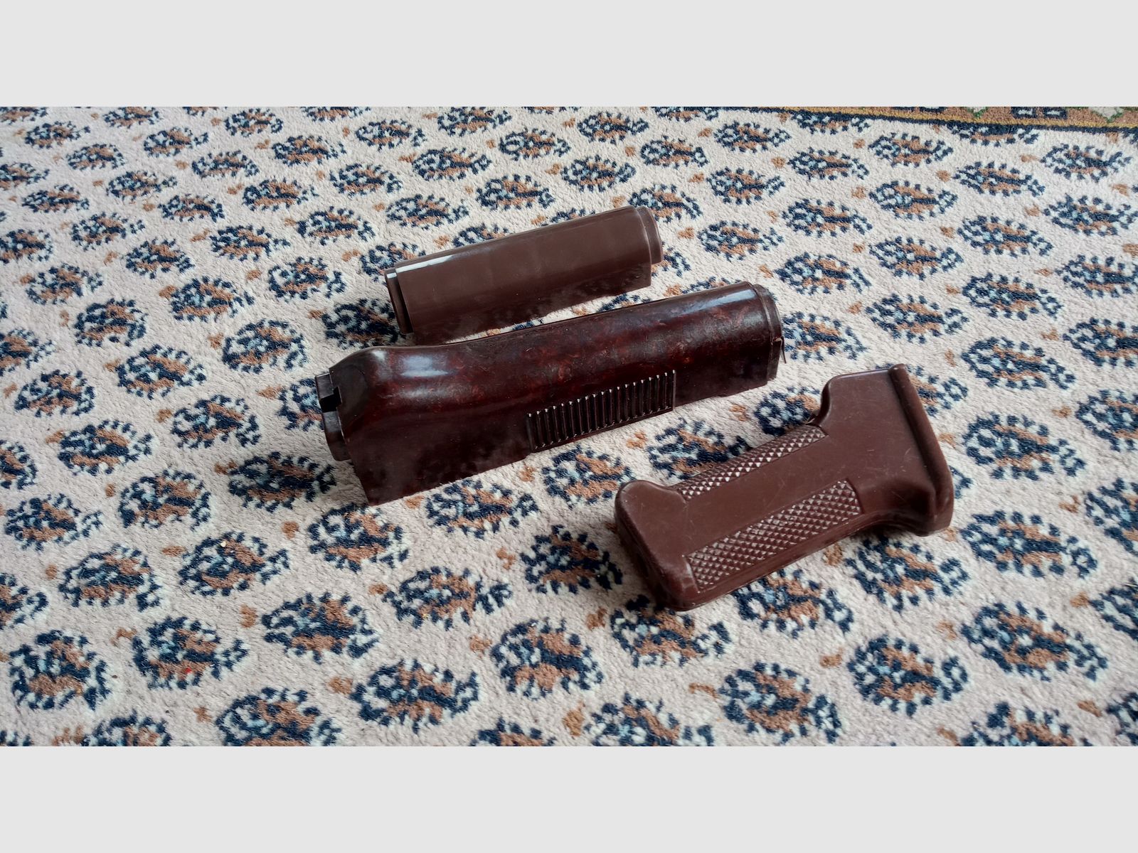 Set di protezione anteriore AKMS MPi dell'Est Germania per AKMS & AK74 DDR NVA in bakelite e plastica // montaggio indiretto anche per NEDI SDM Type 56 possibile, immagine 19 di 20