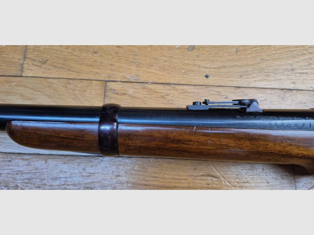 Zeer mooie Sharps Cavalerie geweer model 1863 – Kwaliteitsfabricage IAB Marcheno – Zwartpoederwapen – Kal.54 – Wapen uit 1977 – Zeldzame replica en in uitstekende staat – TBE++, afbeelding 30 van 34
