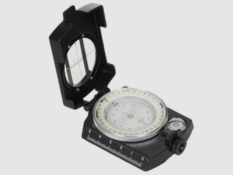 ARMEEKOMPASS METALL MIT TASCHE