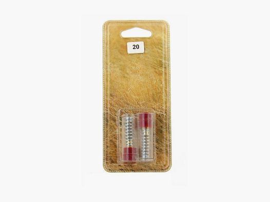 OBS - DOUILLES AMORTISSEUR PLASTIQUE CALIBRE 20 SOUS BLISTER X2