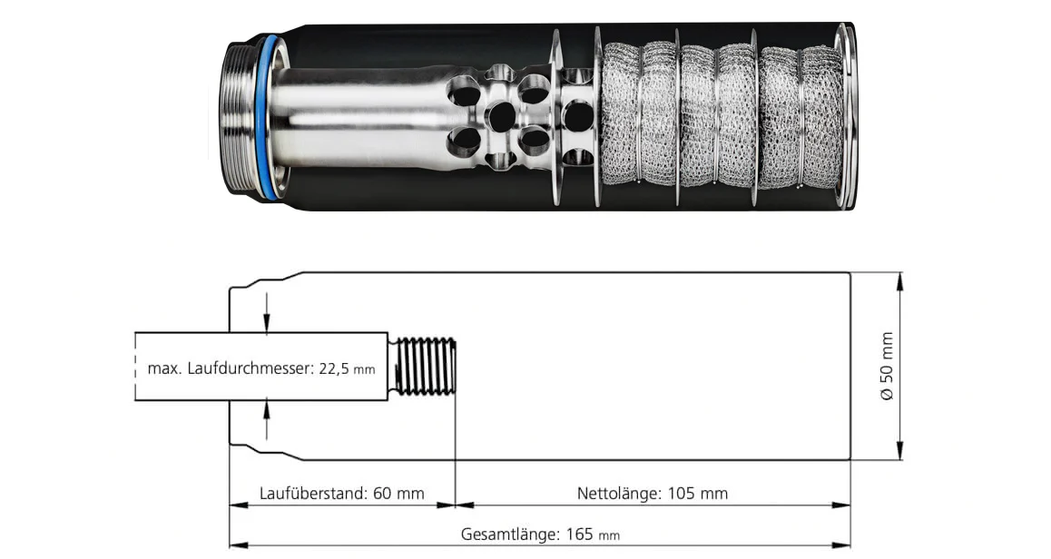 moderator dźwięku STI3D ERA LOC .30 Recknagel ERA SILENCER (cywilny)