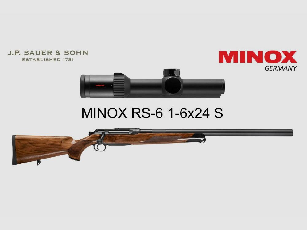 J.P. Sauer & Sohn Sauer 505 Silence Ergo Lux Rifle de repetición Elegance | .308 Win. | MINOX RS-6 1 - 4 x 24 S