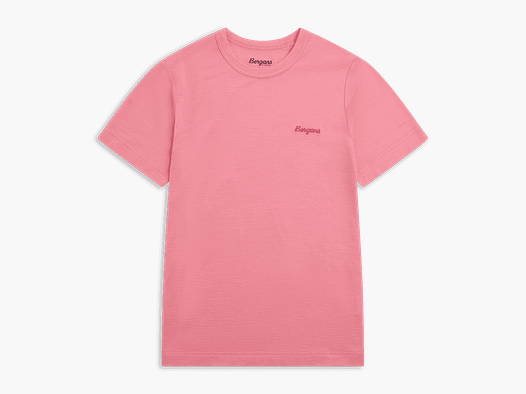 Bergans Logo Merino Tee Women Cherry Blossom M