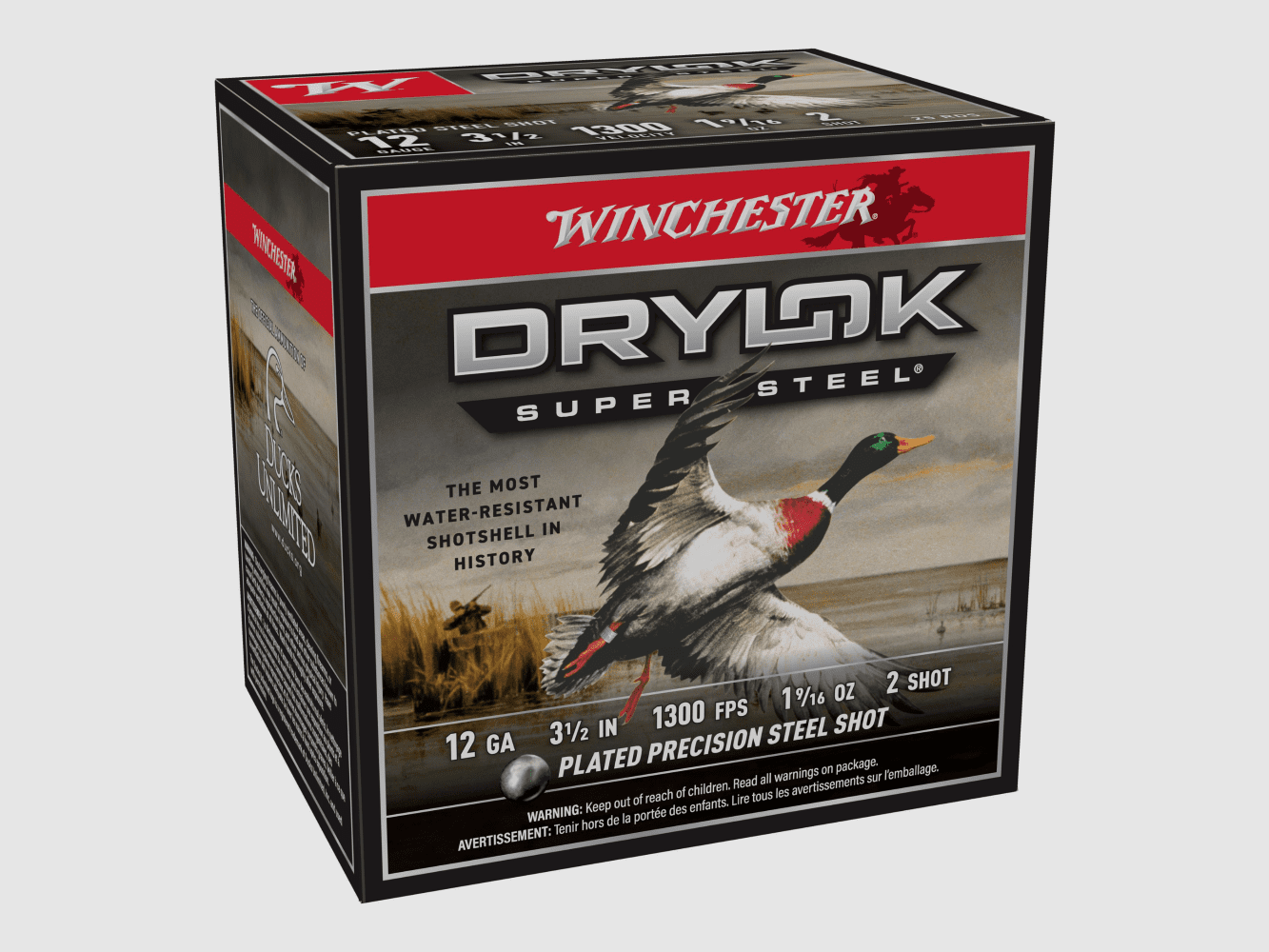 Winchester Steel DryLok Shotgun Cartridge Cal. 12/89 3.75 mm 44 g - 25 pcs