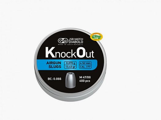 JSB Geschosse KnockOut Slug Kal.4,52 - gr.o,870 conf.500