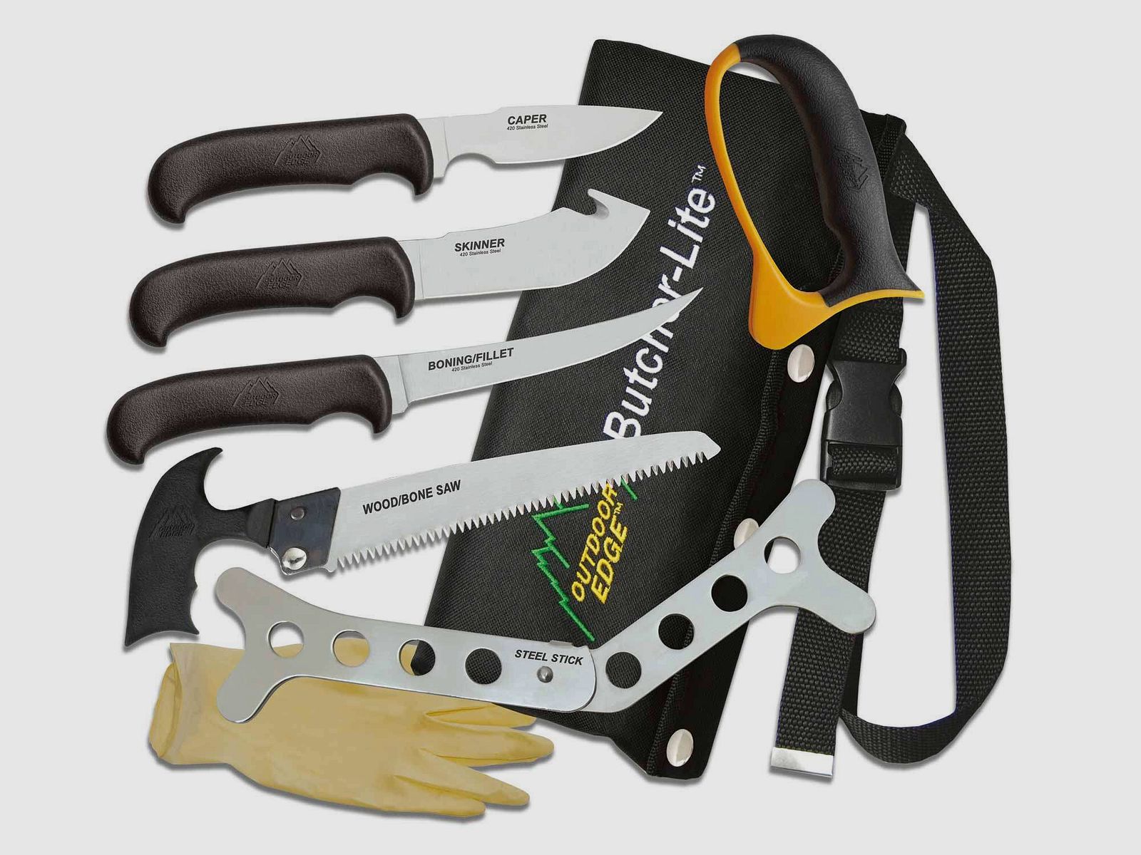 Butcher-Lite, Aufbruch-Set fr Jger, Waidbesteck Knochensge